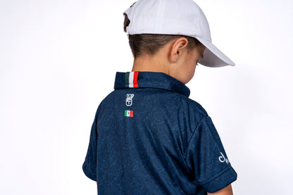 Mexi Doodle Navy Jr Polo