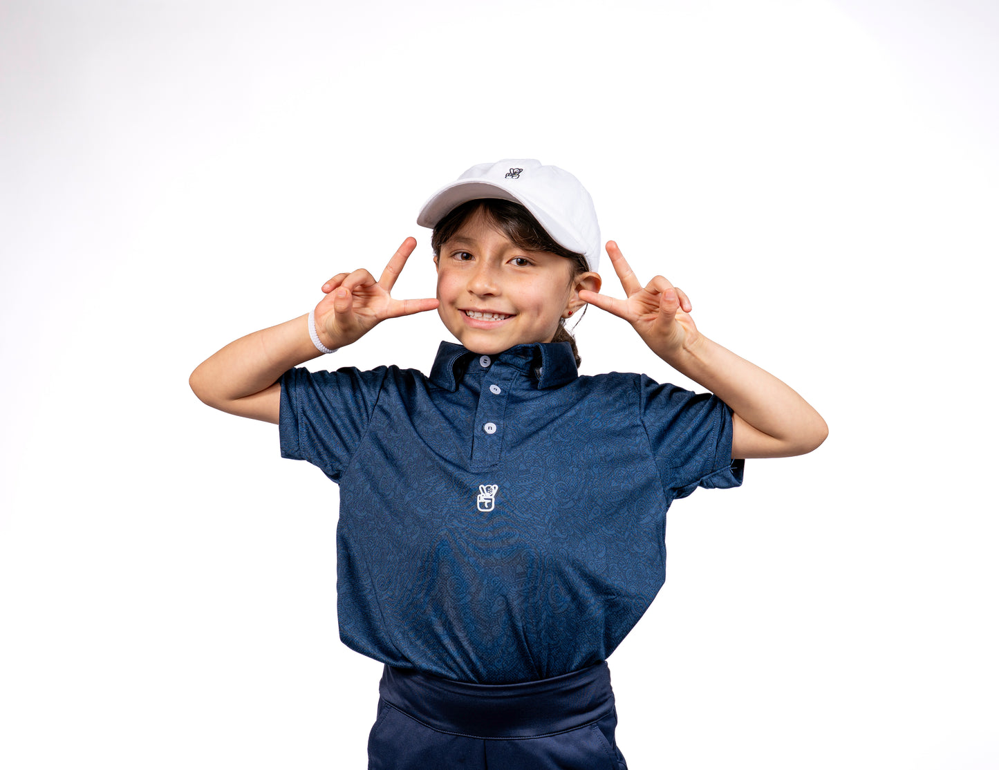 Mexi Doodle Navy Jr Polo