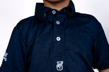 Mexi Doodle Navy Jr Polo