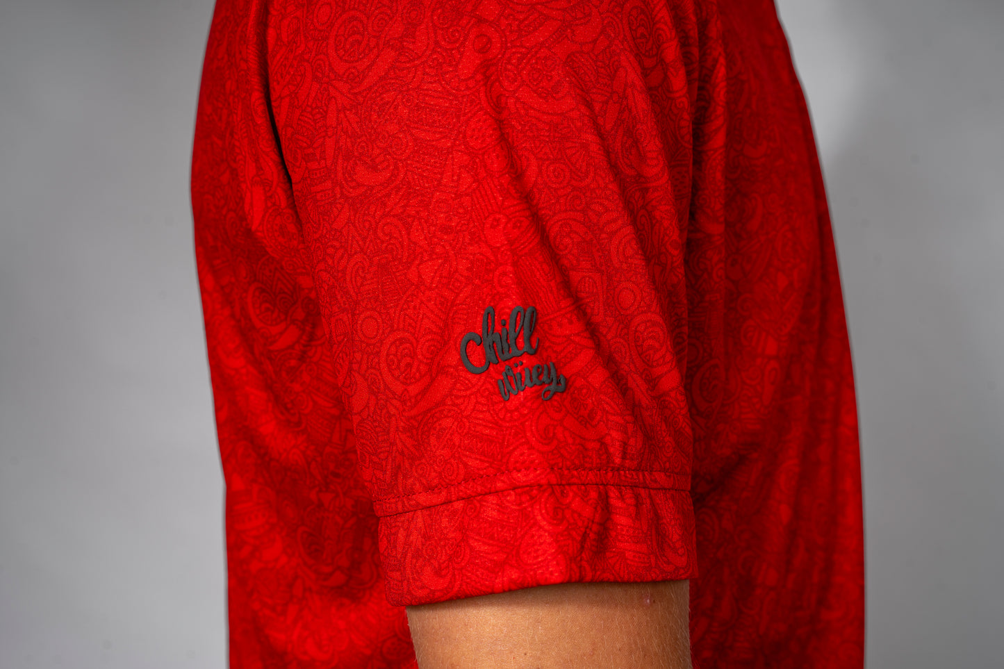 Mexi Doodle Red Polo
