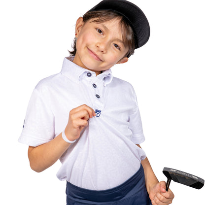 Tetris White Jr Polo