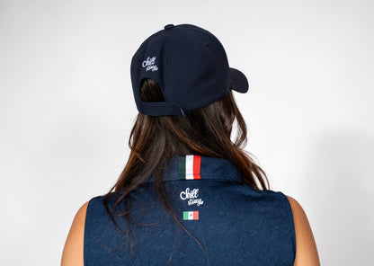 Mexi Doodle Navy Lady Polo