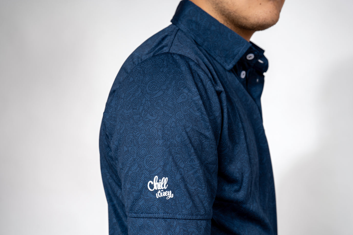 Mexi Doodle Navy Polo