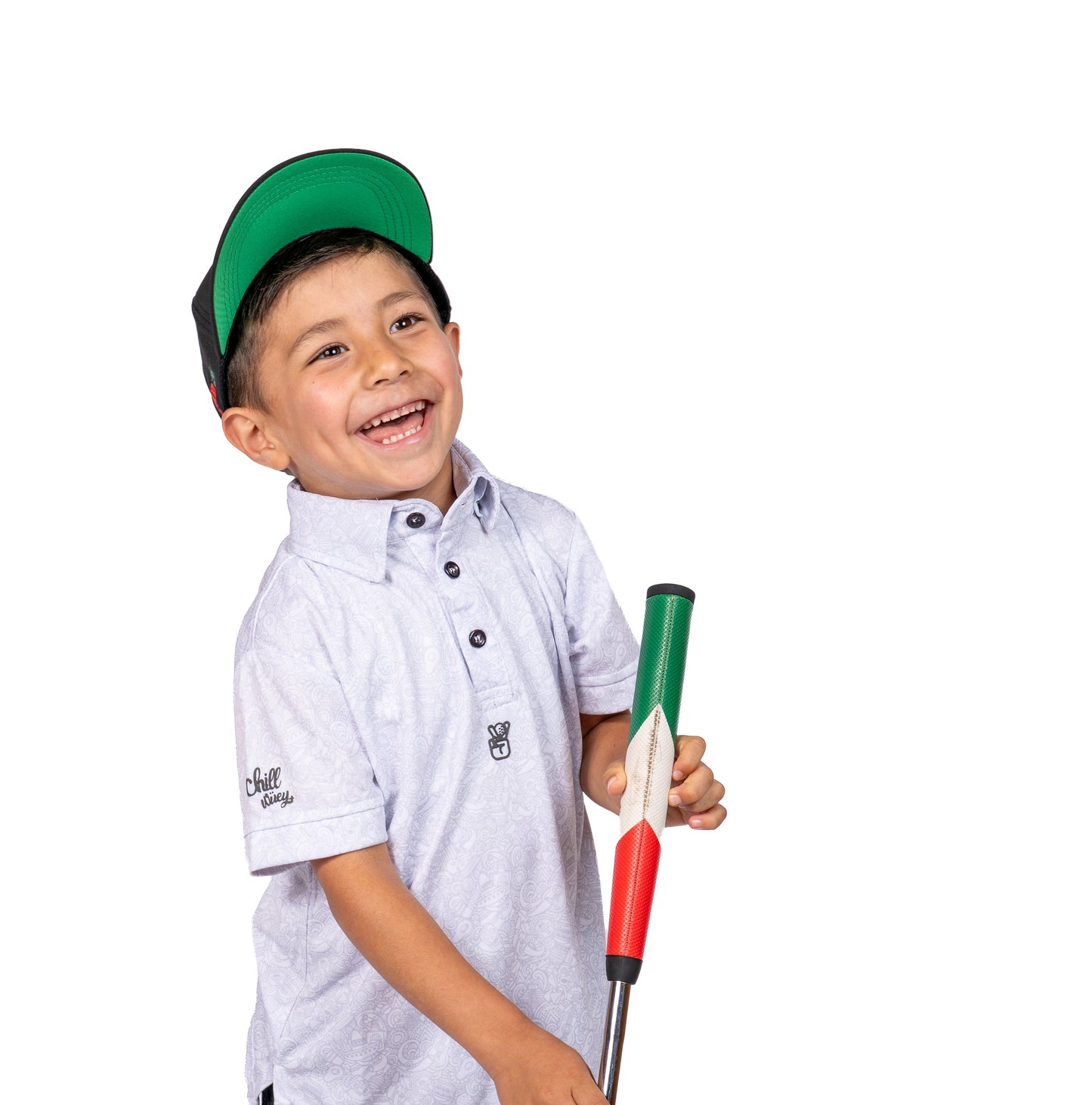 Mexi Doodle White Jr Polo