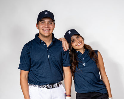 Mexi Doodle Navy Lady Polo